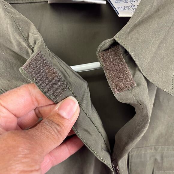 Vintage Bill Blass Strap Pull Blouse Women's Large Soft Long Sleeve Front Pocket - Picture 7 of 8